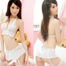 シースルーガーターベルト一体型スカート・ブラセット