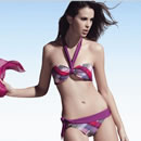 ホルターチェックビキニ♪