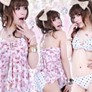 花のビキニスリーピース　3点セット